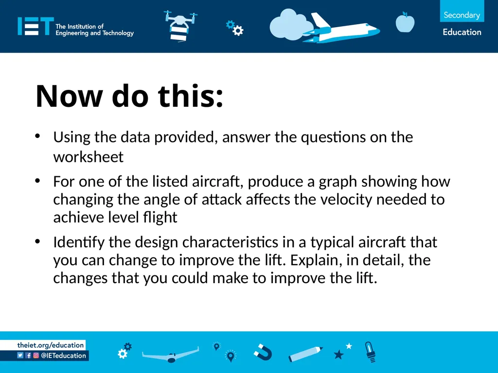 Flying by Numbers with the lift equation Using and - slide 10 of 10