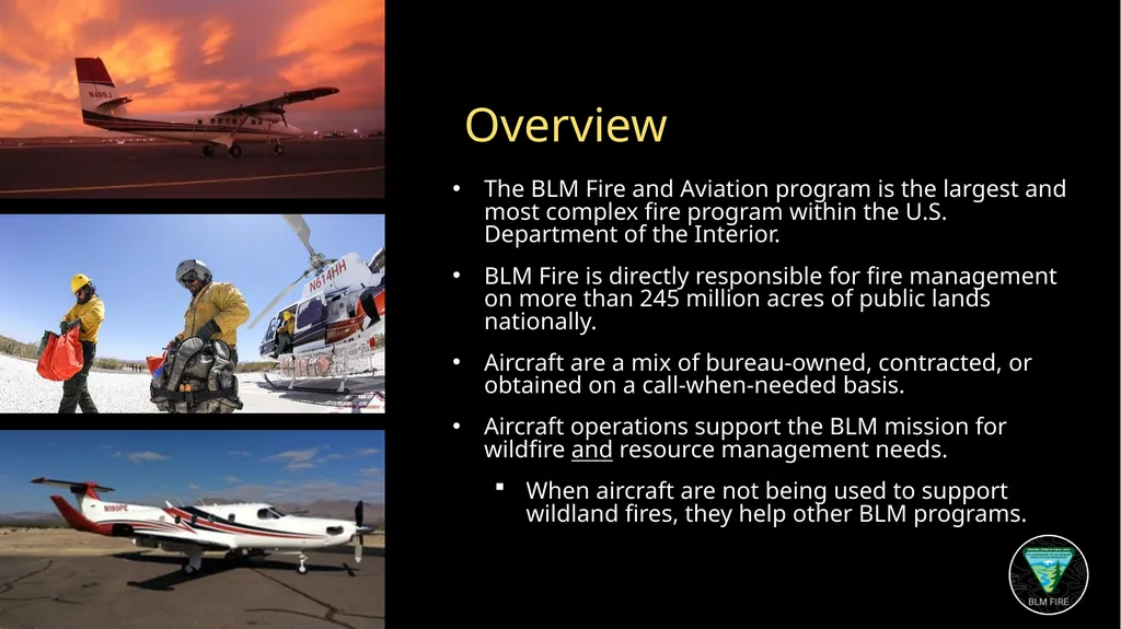 Bureau of Land Management Fire and Aviation - slide 2 of 11