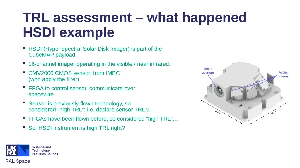 TRL Lessons from CubeMAP Will Grainger, RAL Space - slide 6 of 12