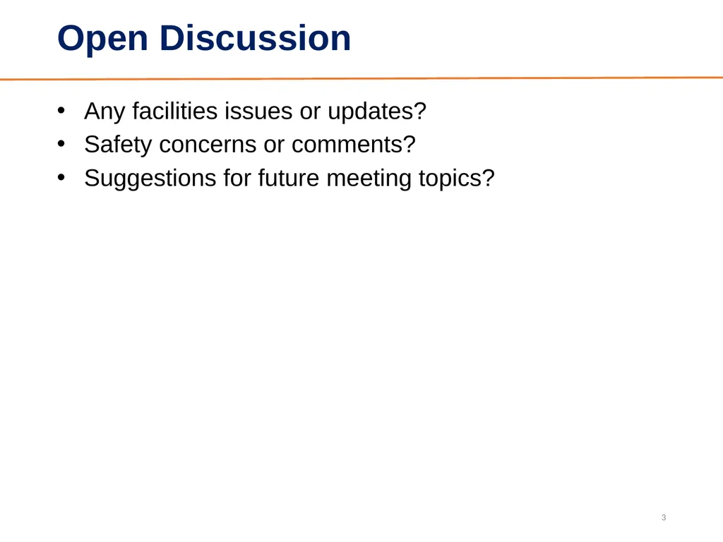 Monthly Lab Safety Officer Meeting June 26th, 2024 - slide 3 of 11