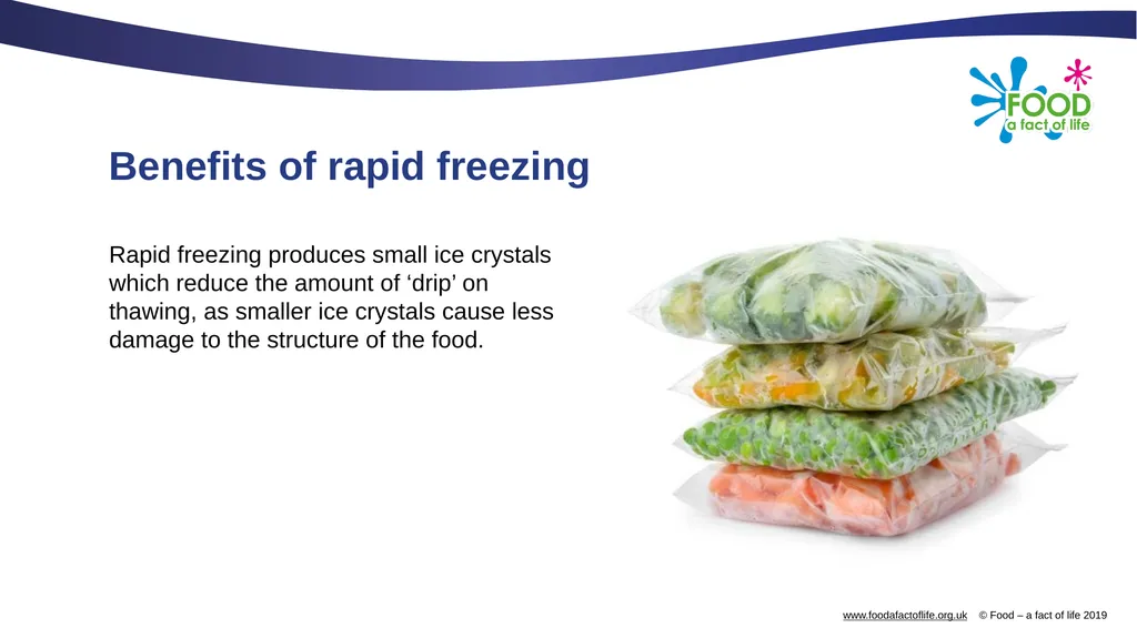 Freezing and dehydration Freezing There are - slide 9 of 18