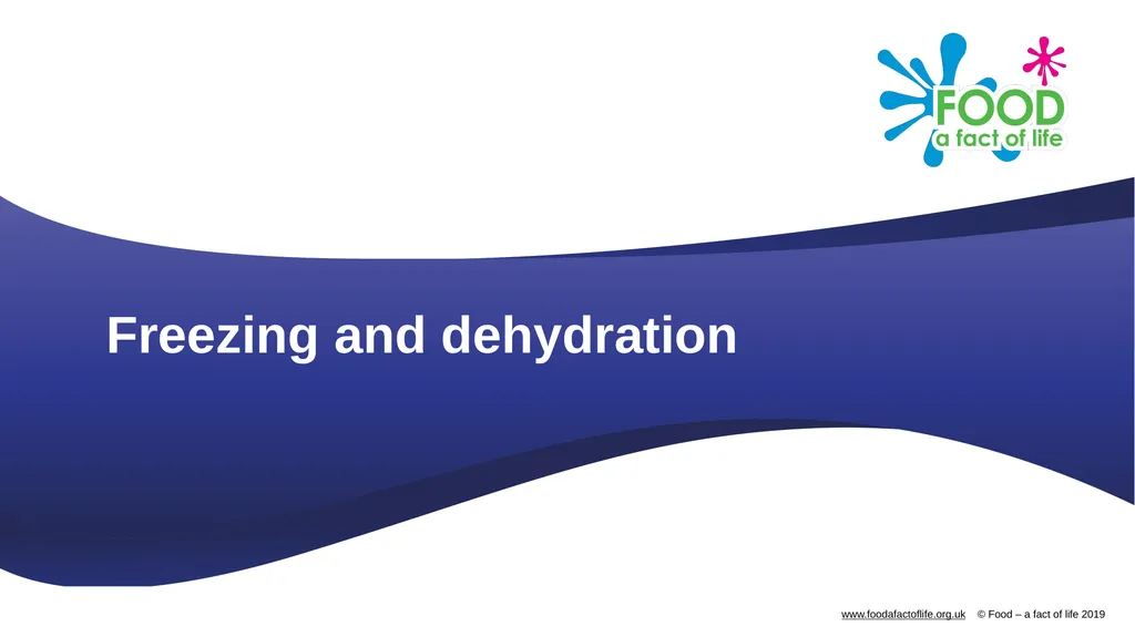 Freezing and dehydration Freezing There are - slide 1 of 18