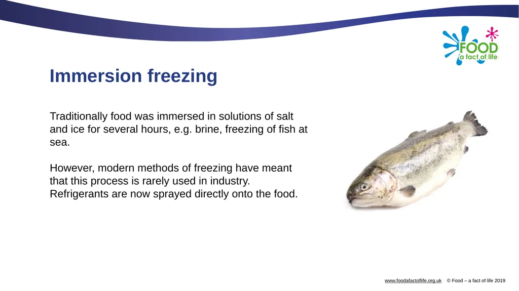 Freezing and dehydration Freezing There are - slide 3 of 18