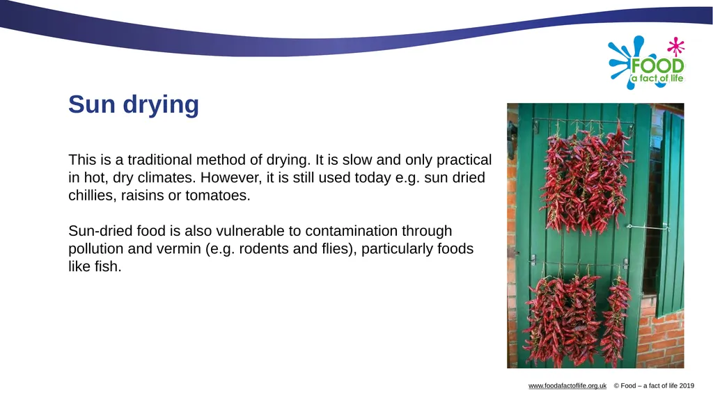 Freezing and dehydration Freezing There are - slide 12 of 18