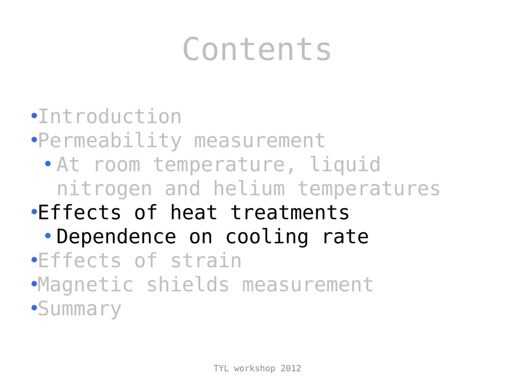 Study on the magnetic shielding for - slide 8 of 17