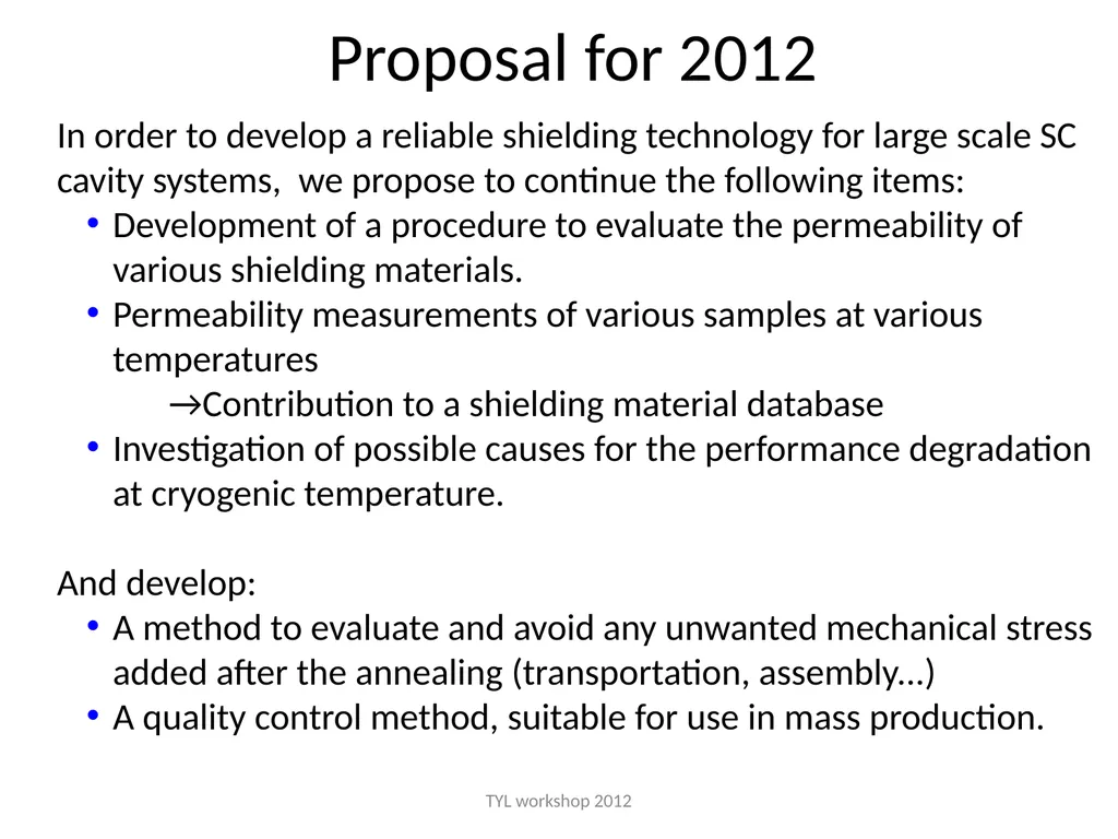 Study on the magnetic shielding for - slide 17 of 17
