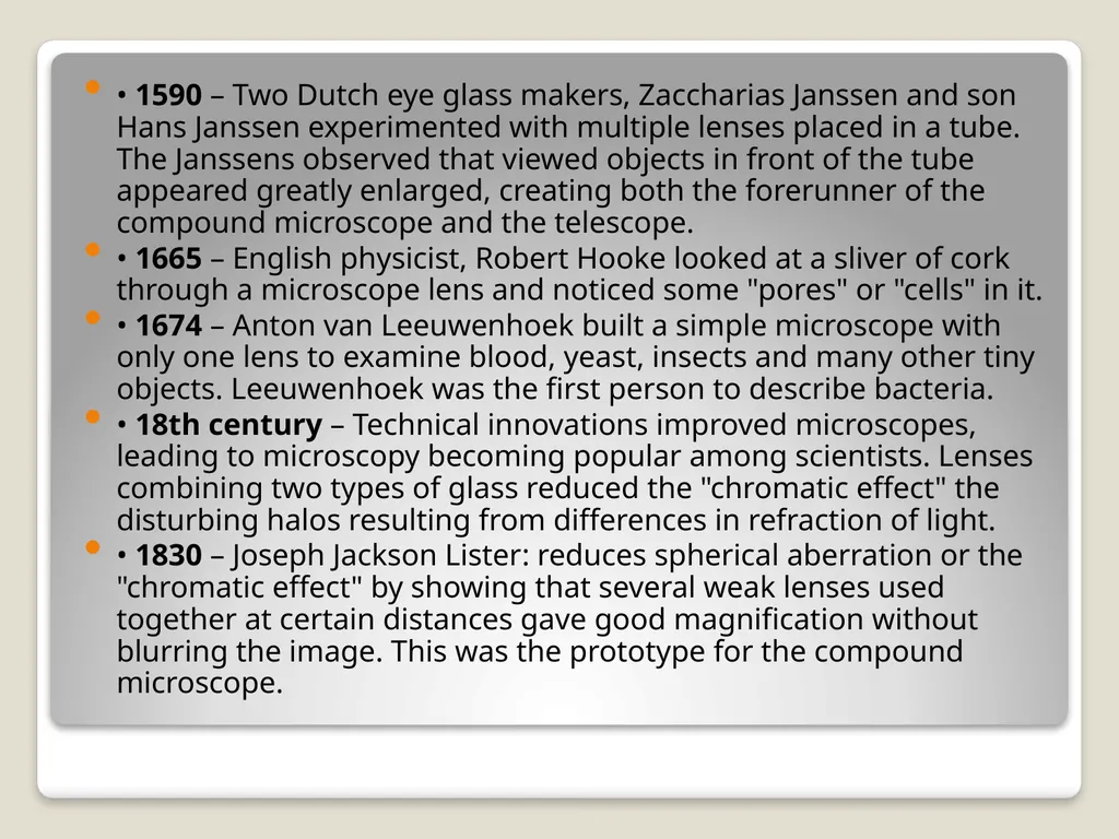 Lec1:Introduction to the Microscope What Is - slide 4 of 17
