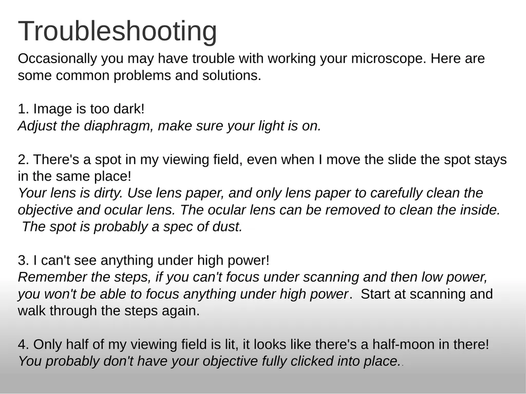 Introduction to the Microscope Types of - slide 20 of 23