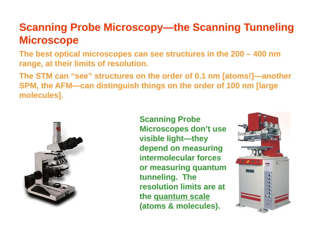 Scanning Probe Microscopy—the Scanning Tunneling - slide 4 of 26