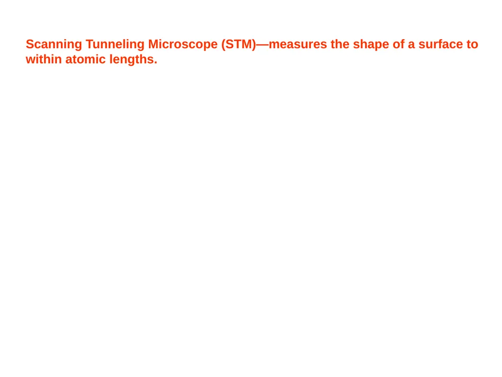 Scanning Probe Microscopy—the Scanning Tunneling - slide 5 of 26