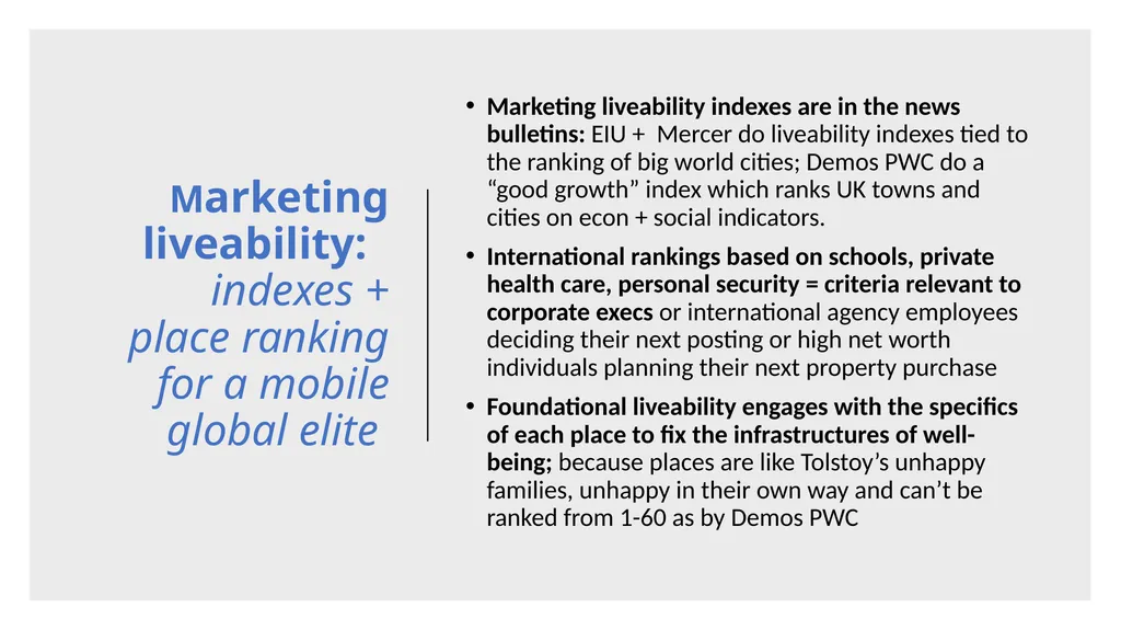 Foundational Liveability: a new approach to making - slide 18 of 21