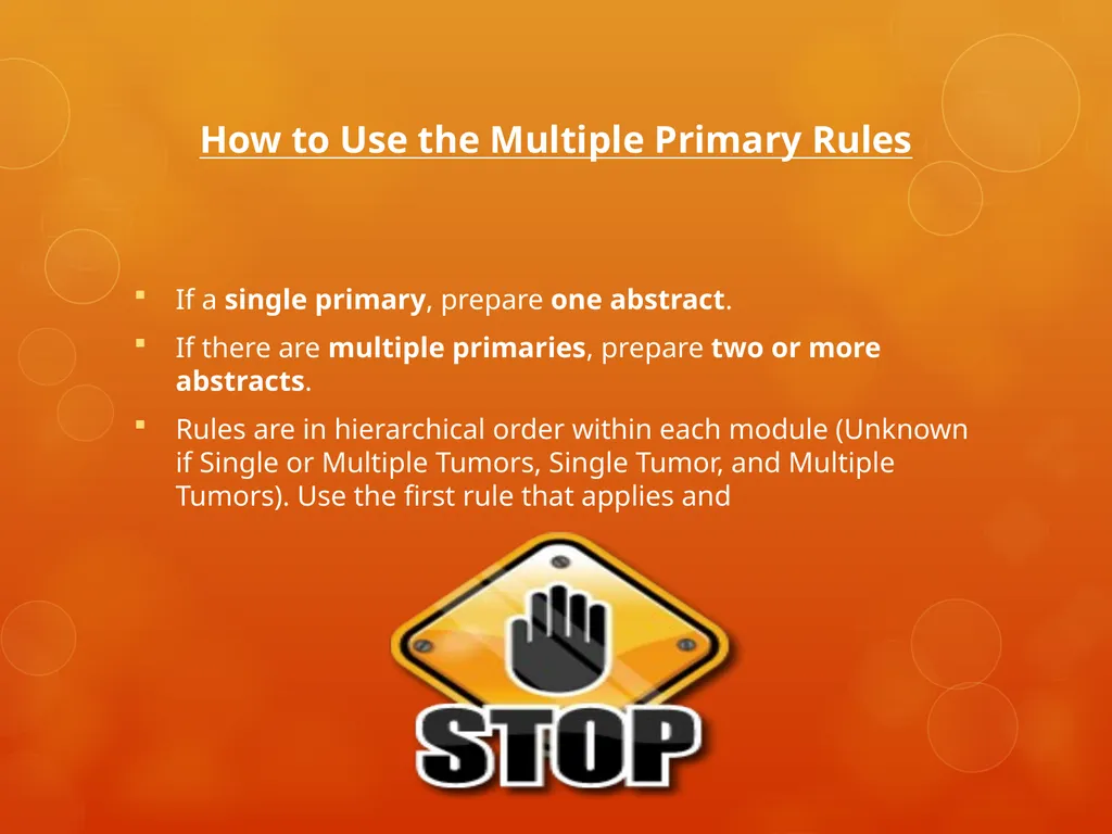 Multiple Primary and Histology Coding Rules Colon - slide 10 of 64