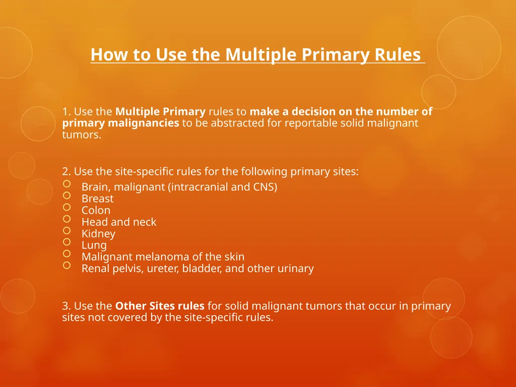 Multiple Primary and Histology Coding Rules Colon - slide 7 of 64