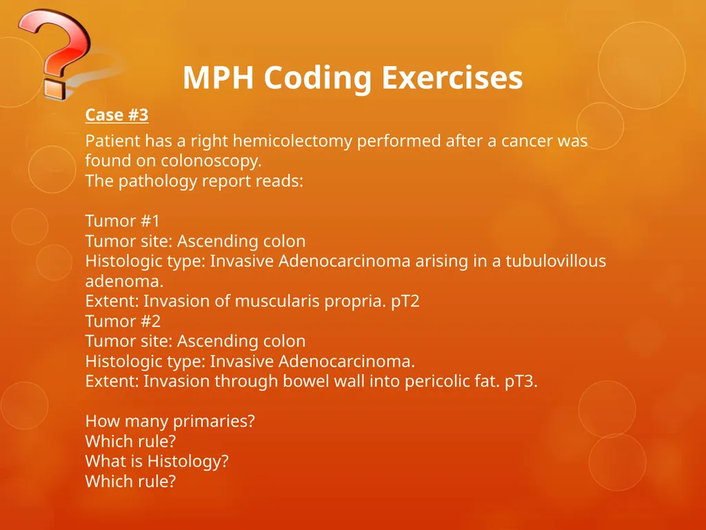 Multiple Primary and Histology Coding Rules Colon - slide 58 of 64