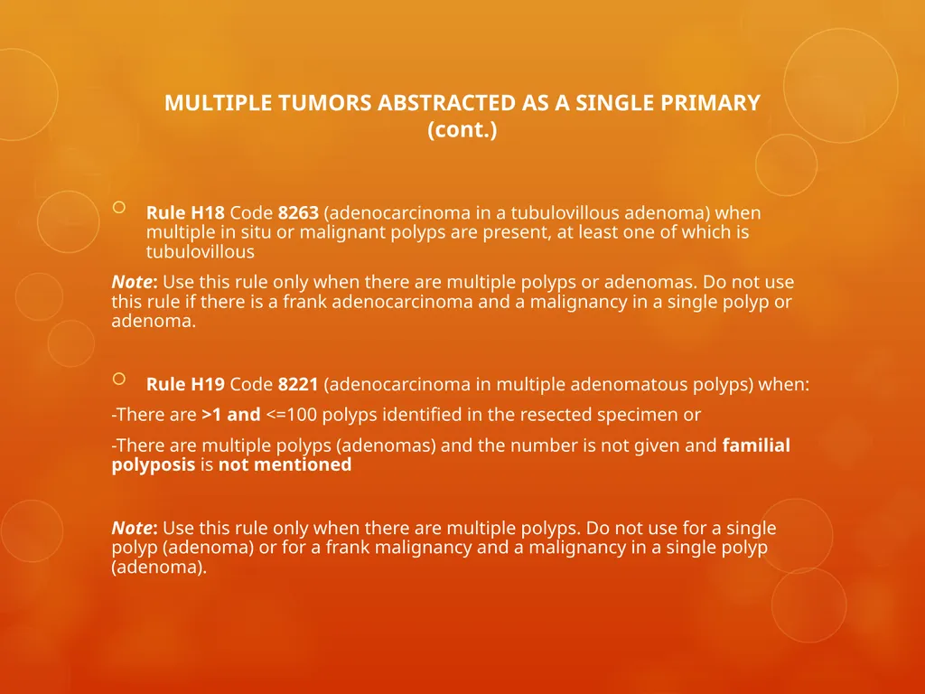 Multiple Primary and Histology Coding Rules Colon - slide 50 of 64