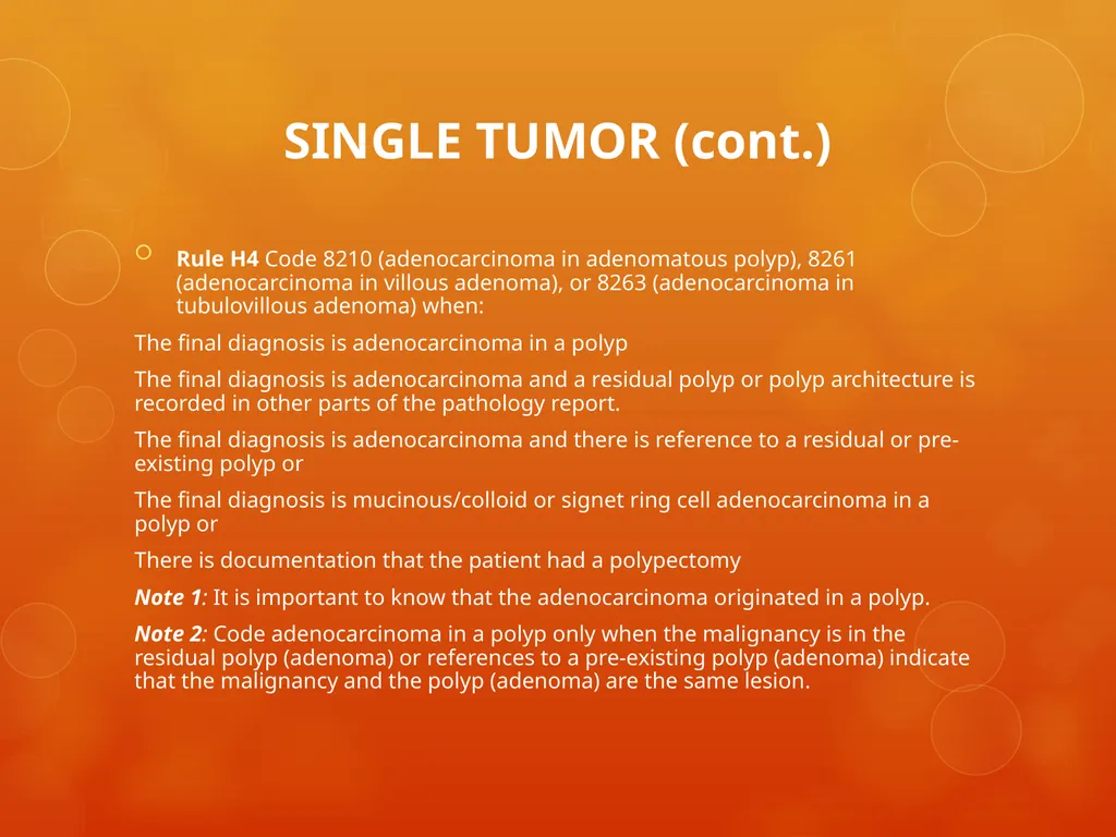 Multiple Primary and Histology Coding Rules Colon - slide 42 of 64