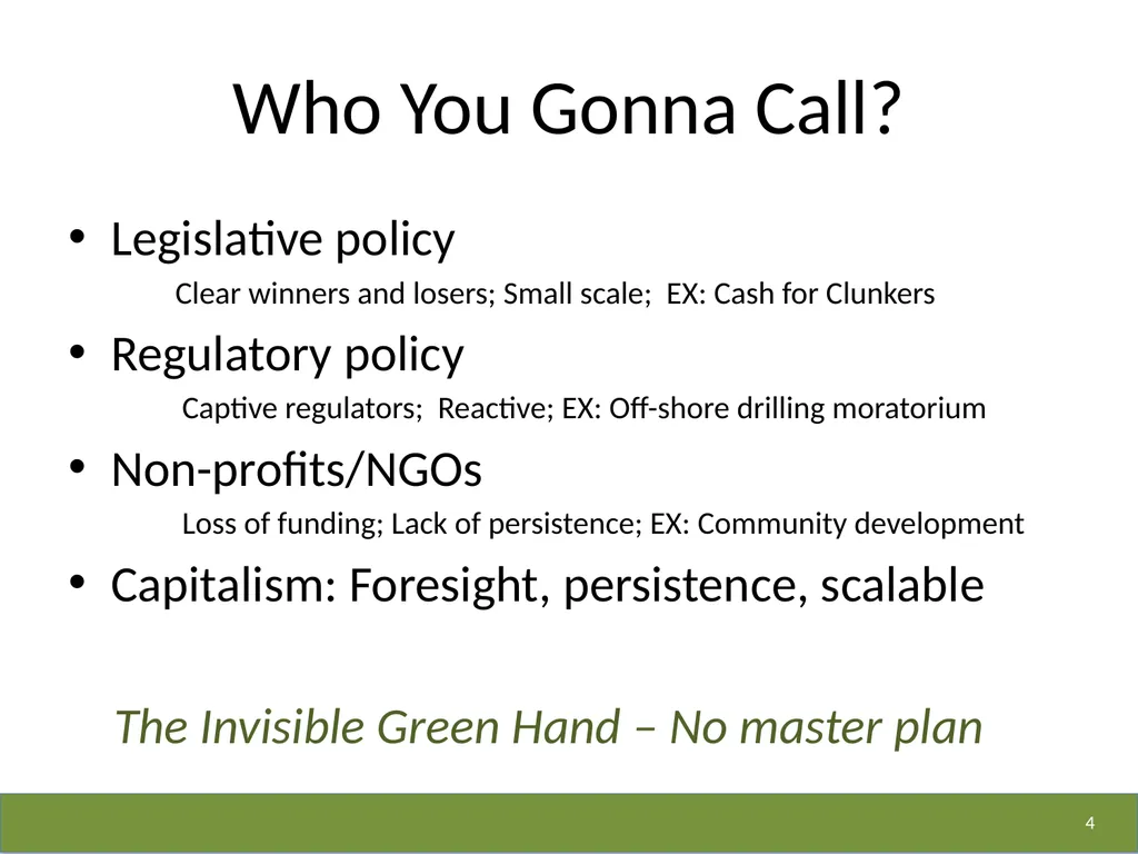 The Business of Energy OR The Business of Changing - slide 4 of 16