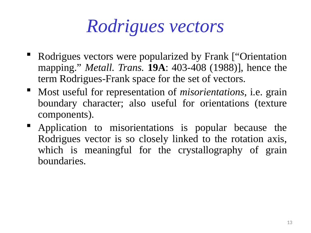 1 27-750 Texture, Microstructure & Anisotropy A.D. - slide 13 of 28