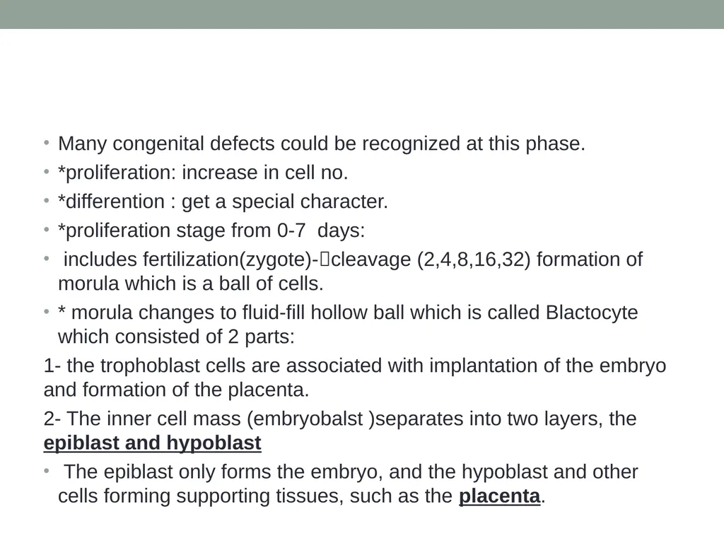 EMBRYOLOGY-I ا.م.د.ورقاء محمود علي INTRODUCTION: - slide 5 of 25