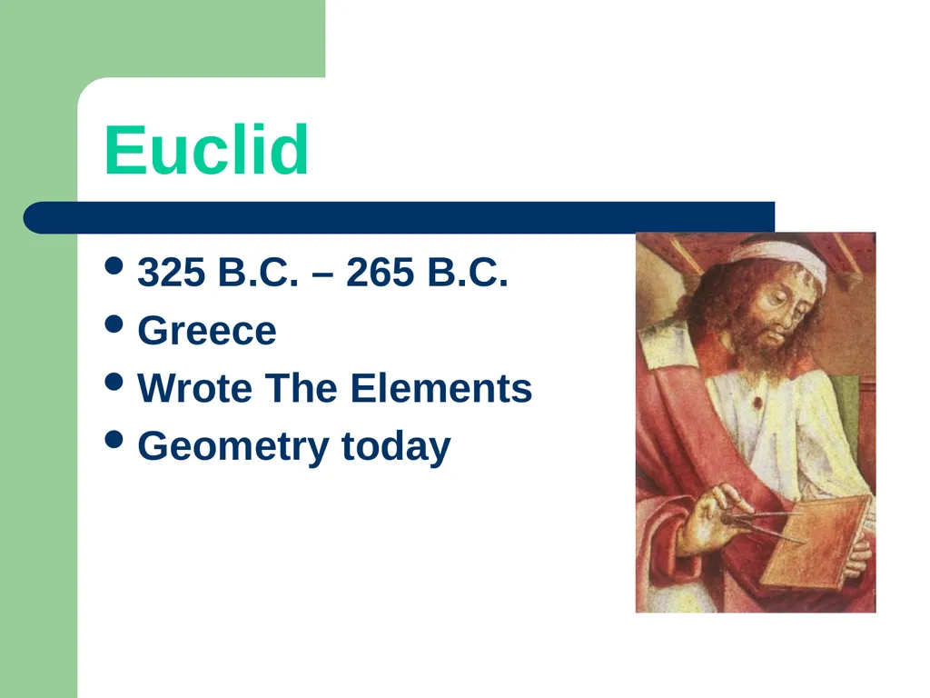Mathematicians Mr. Clutter Villegas Middle School - slide 4 of 10
