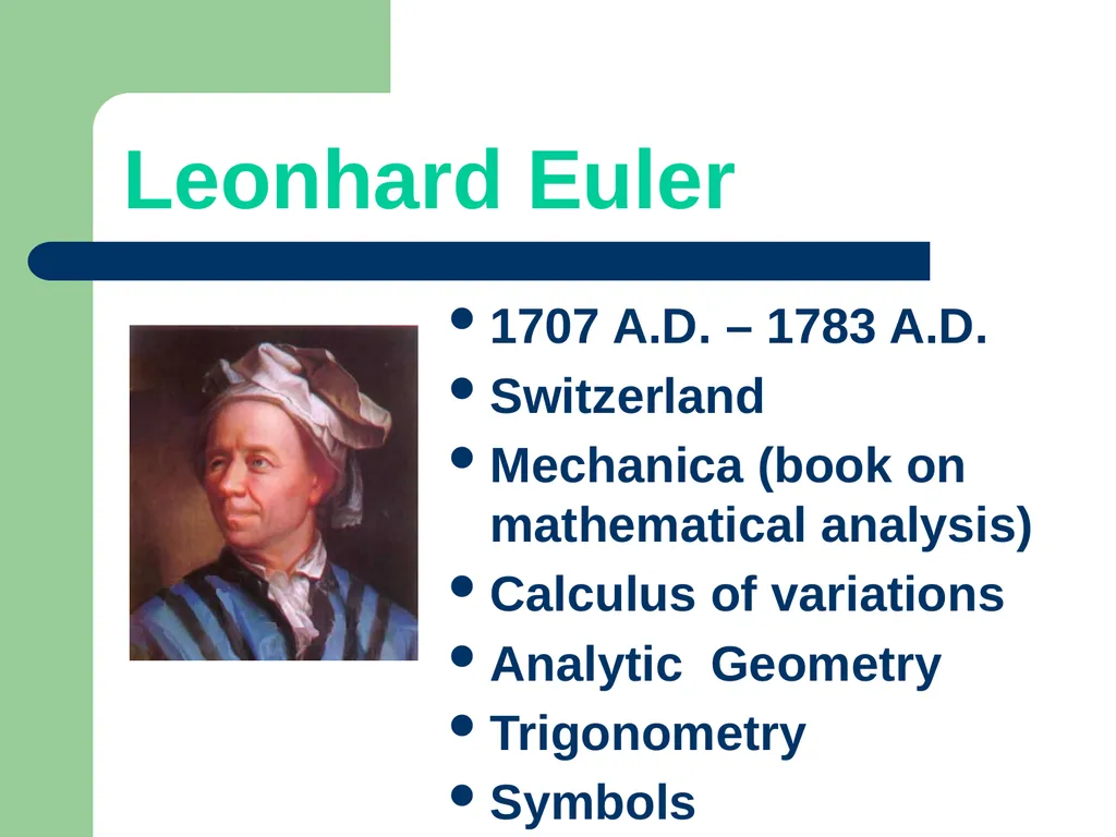 Mathematicians Mr. Clutter Villegas Middle School - slide 9 of 10