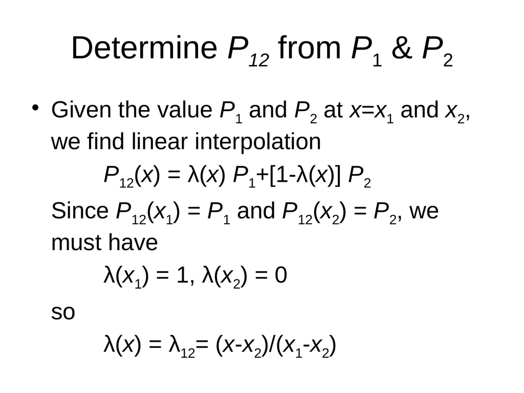 Chapter 3, Interpolation and Extrapolation - slide 15 of 29