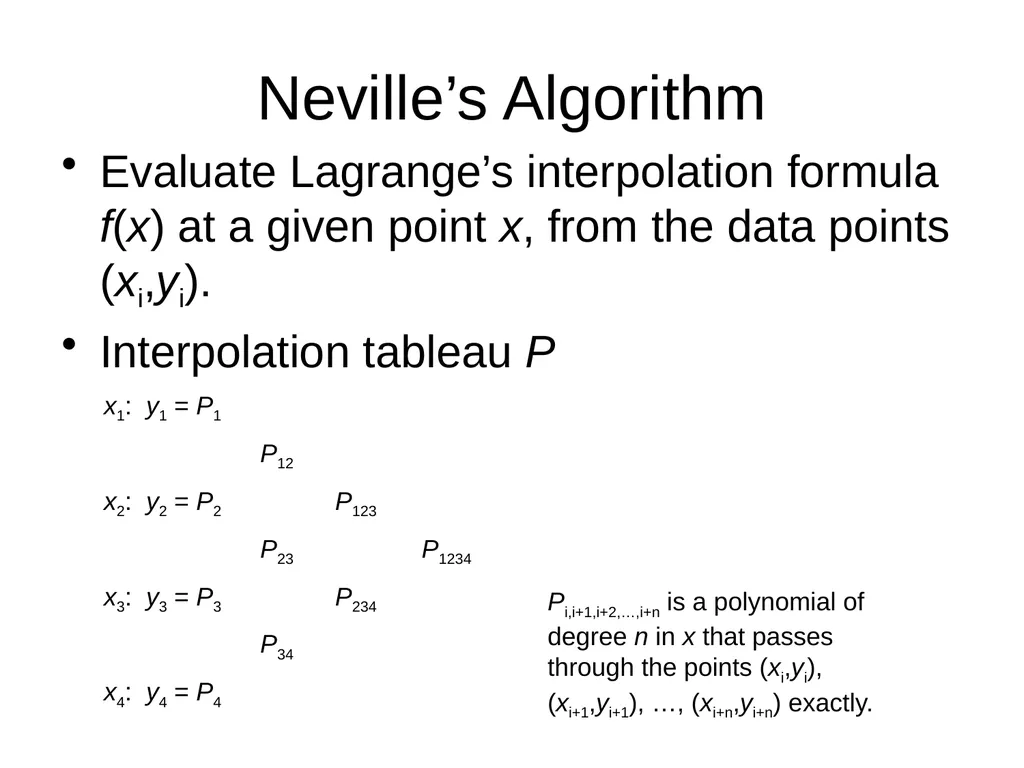 Chapter 3, Interpolation and Extrapolation - slide 14 of 29