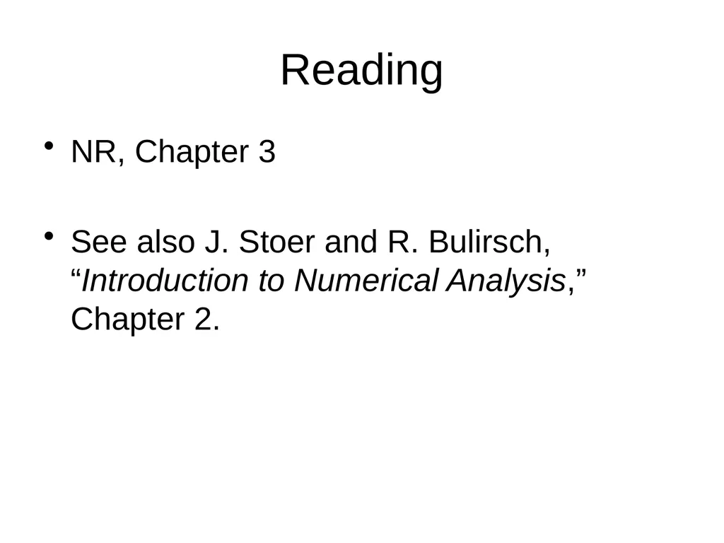 Chapter 3, Interpolation and Extrapolation - slide 28 of 29