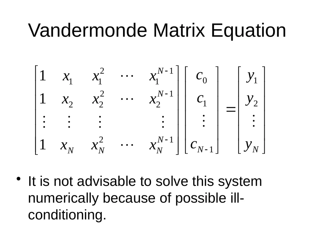 Chapter 3, Interpolation and Extrapolation - slide 4 of 29
