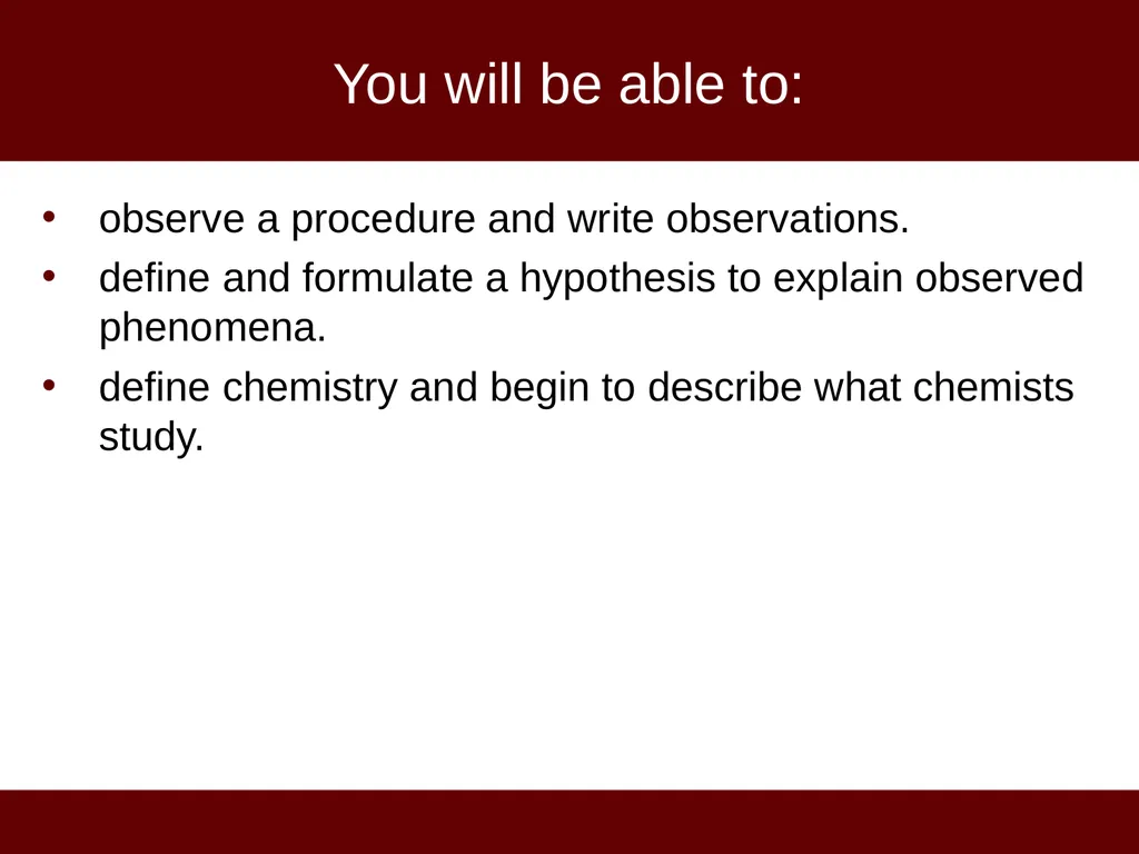 LIVING BY CHEMISTRY SECOND EDITION Unit 1: ALCHEMY - slide 5 of 10