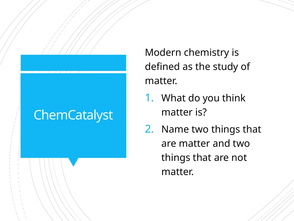 Unit 1 Alchemy Matter, Atomic Structure and - slide 3 of 12