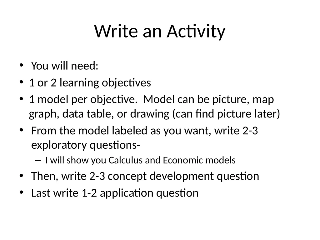Introduction to Writing POGIL Learning Cycle - slide 35 of 37