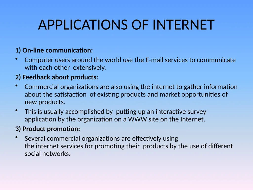 SGGSJ GOVT.COLLEGE INTERNET AND ITS APPLICATIONS - slide 4 of 9