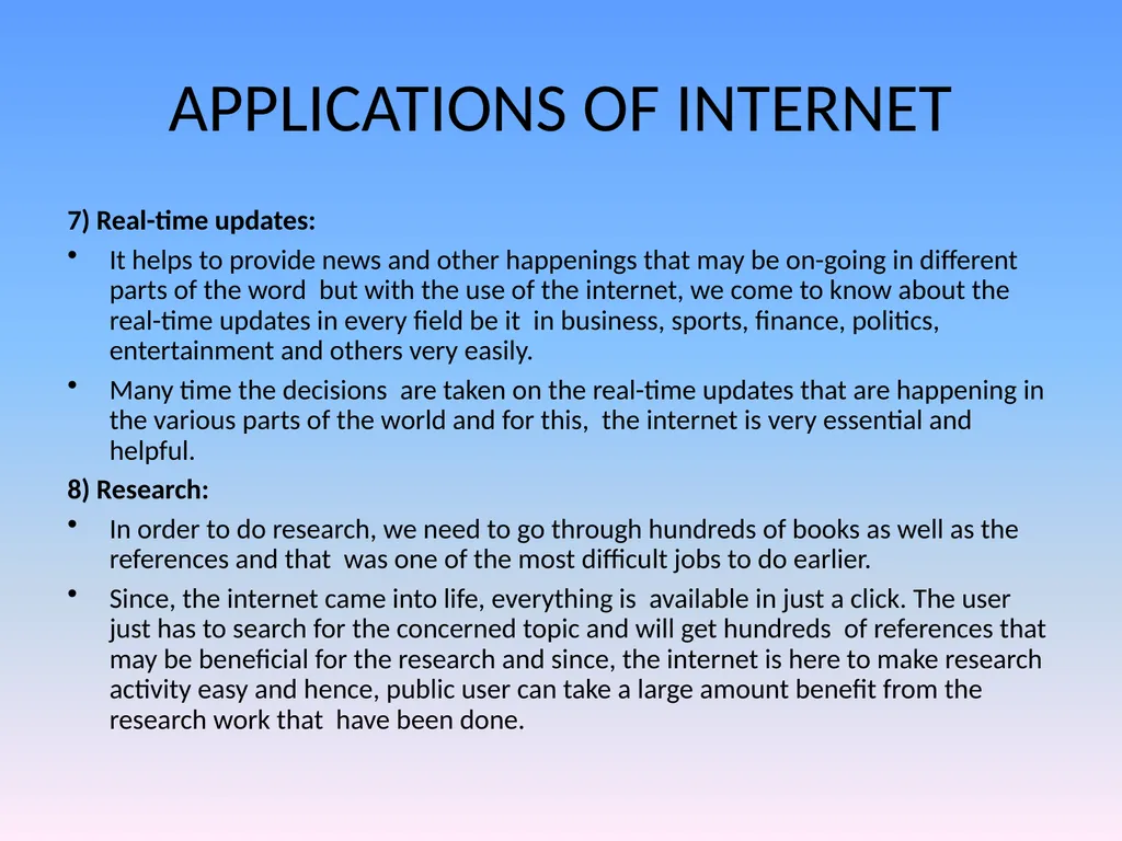 SGGSJ GOVT.COLLEGE INTERNET AND ITS APPLICATIONS - slide 6 of 9