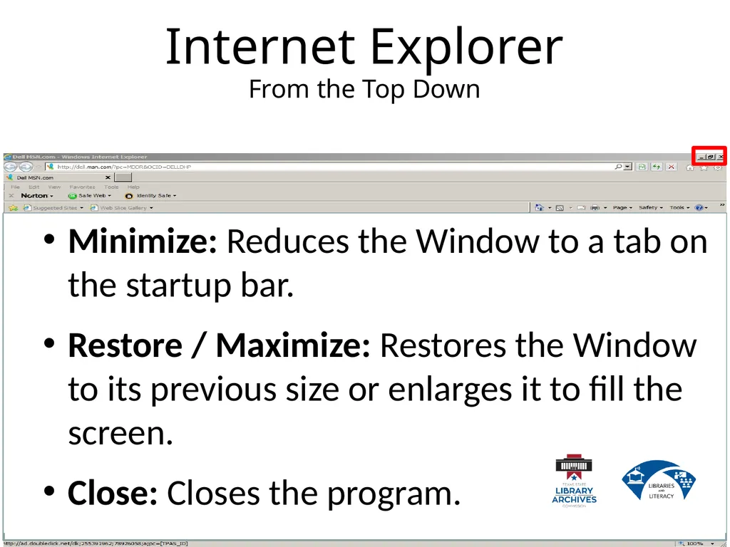 2.2 Internet Basics Describe the difference - slide 15 of 49