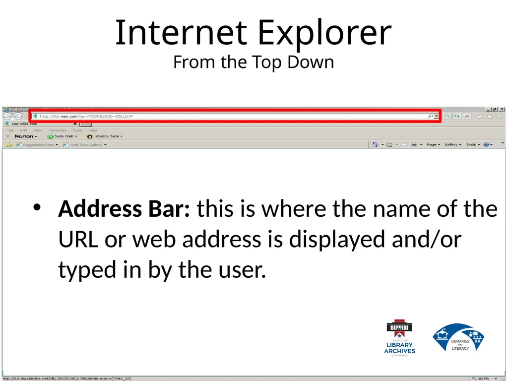 2.2 Internet Basics Describe the difference - slide 16 of 49