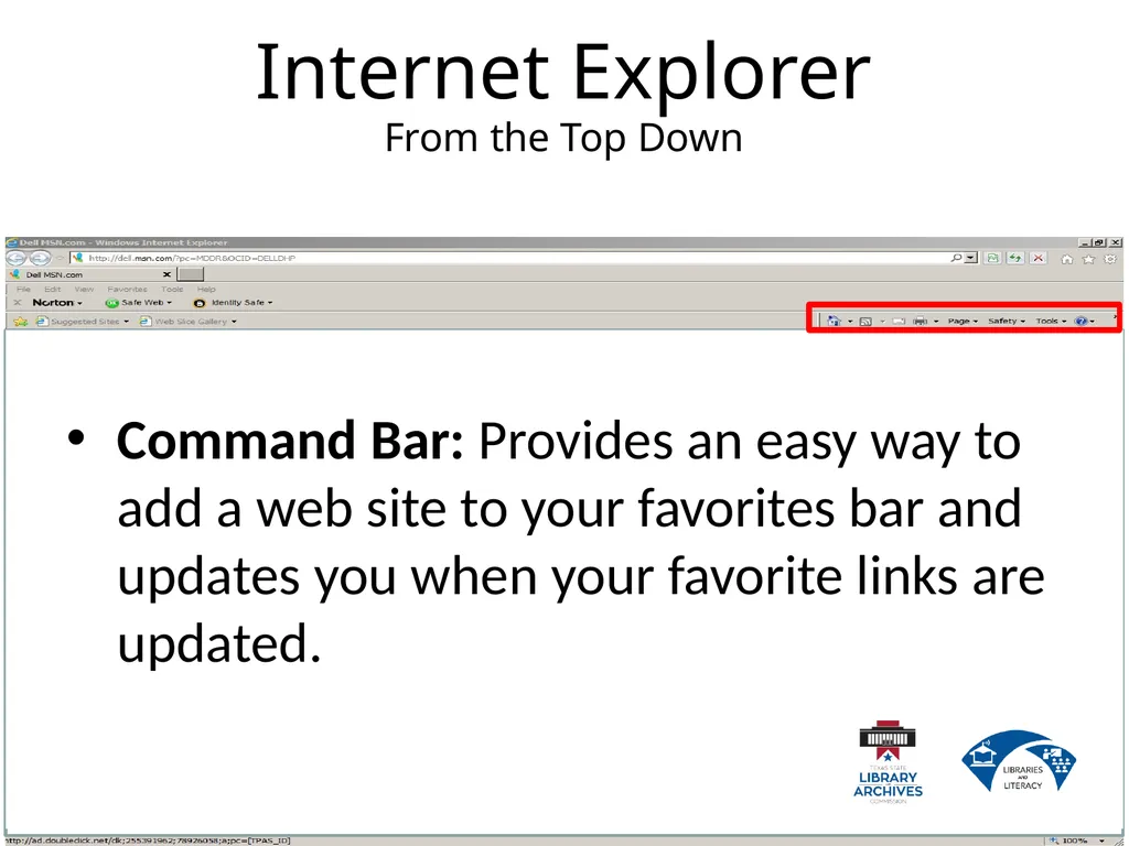 2.2 Internet Basics Describe the difference - slide 23 of 49