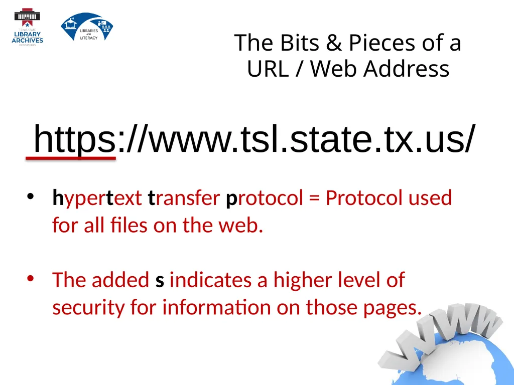 2.2 Internet Basics Describe the difference - slide 33 of 49