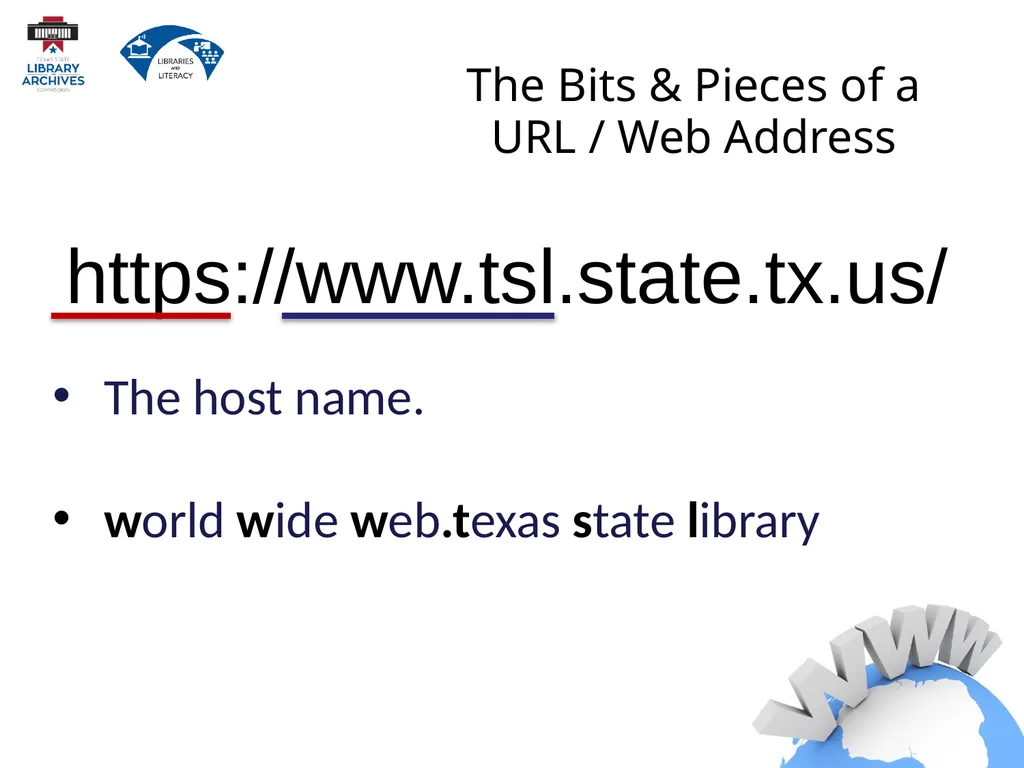 2.2 Internet Basics Describe the difference - slide 34 of 49