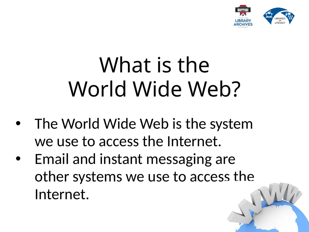 2.2 Internet Basics Describe the difference - slide 8 of 49