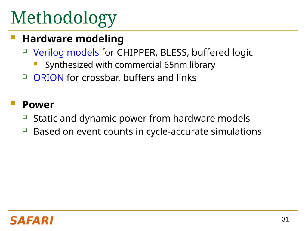 CHIPPER: A Low-complexity Bufferless Deflection - slide 31 of 53