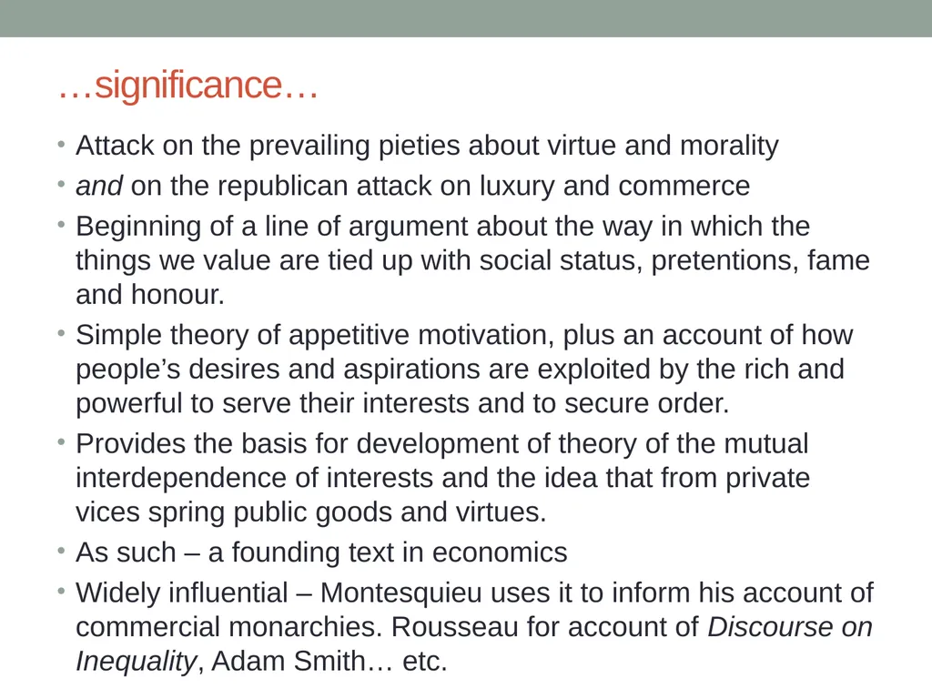Mandeville: The Fable of the Bees 1670-1733 Born c - slide 2 of 22