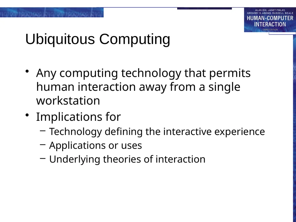 chapter 20 ubiquitous computing and augmented - slide 4 of 39