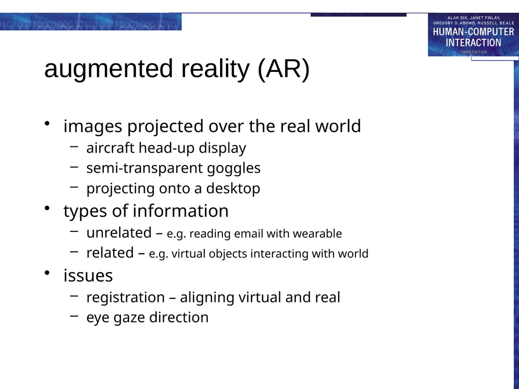 chapter 20 ubiquitous computing and augmented - slide 27 of 39