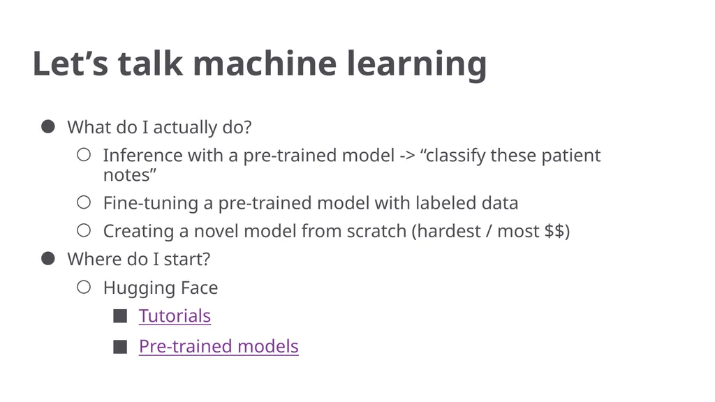 Data analysis and machine learning workflows on - slide 8 of 16