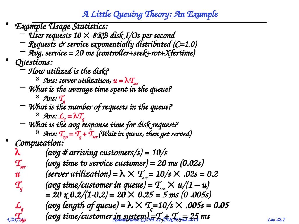 CS194-24 Advanced Operating Systems Structures and - slide 7 of 47