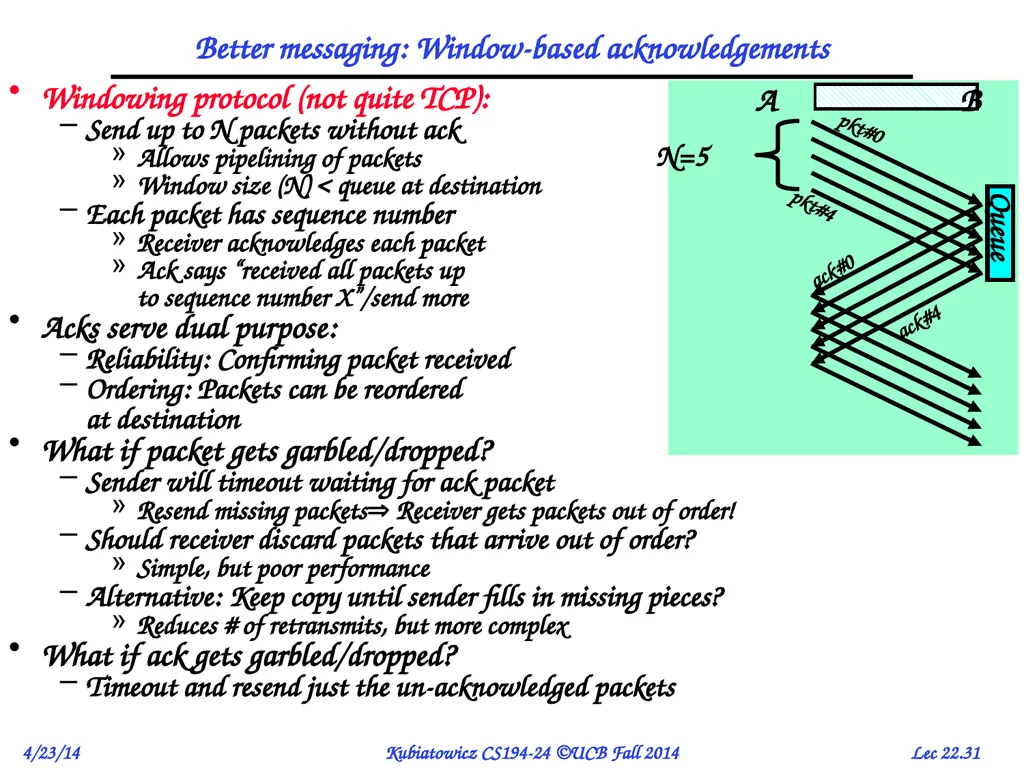 CS194-24 Advanced Operating Systems Structures and - slide 31 of 47