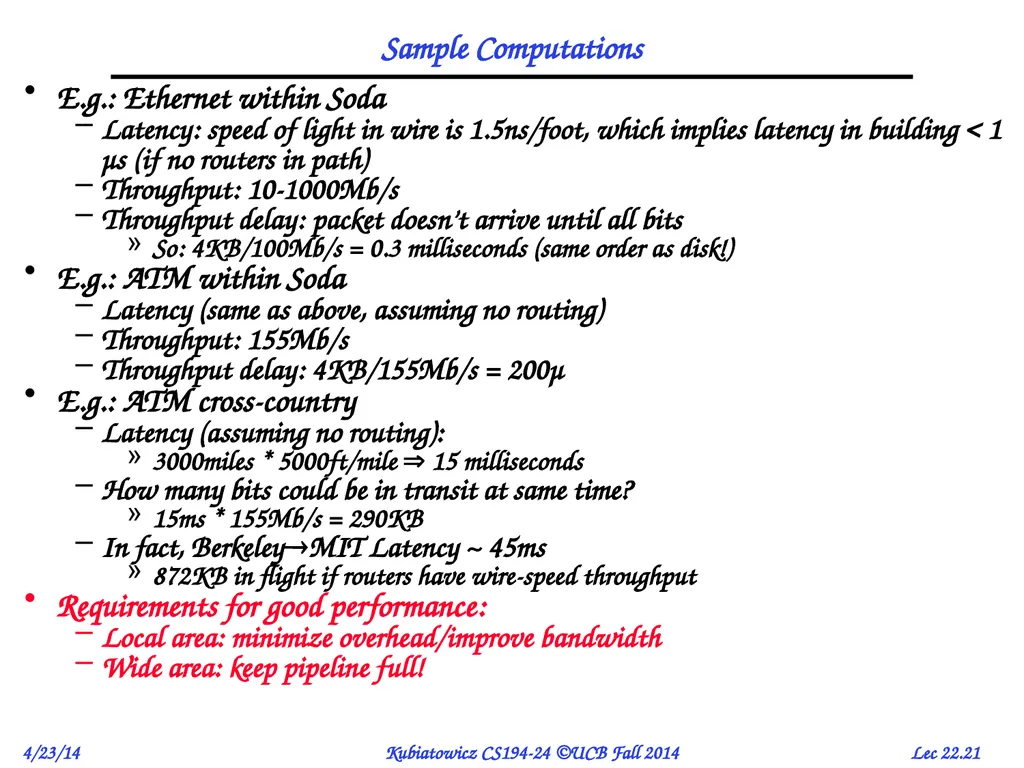 CS194-24 Advanced Operating Systems Structures and - slide 21 of 47
