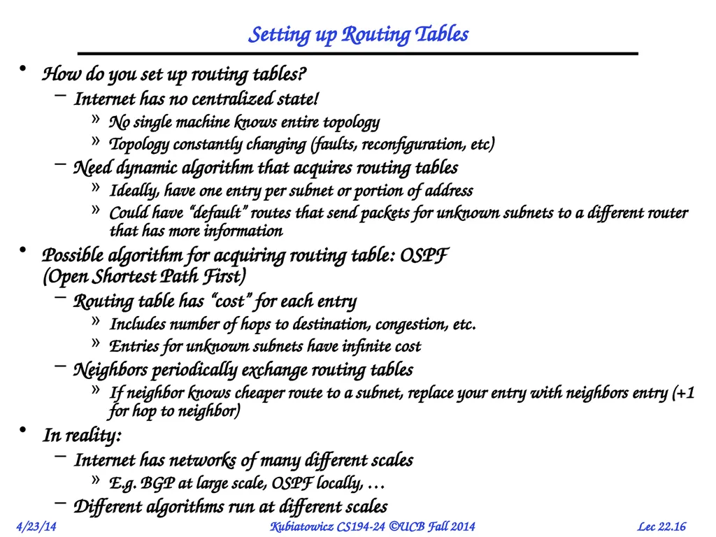 CS194-24 Advanced Operating Systems Structures and - slide 16 of 47