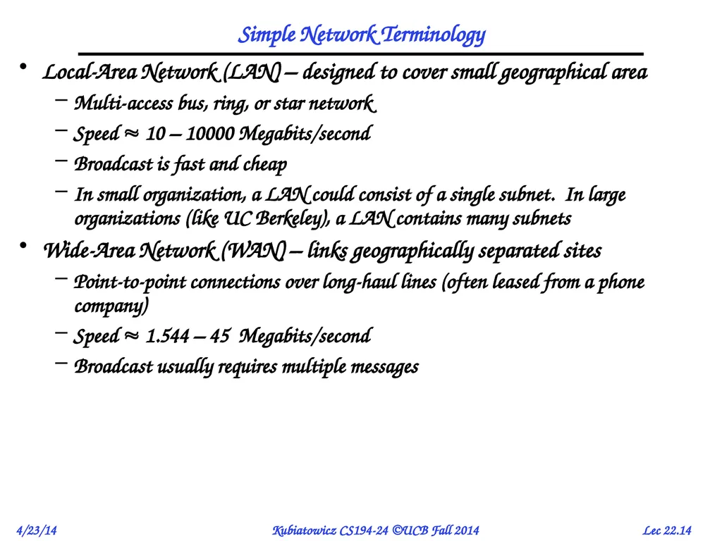 CS194-24 Advanced Operating Systems Structures and - slide 14 of 47